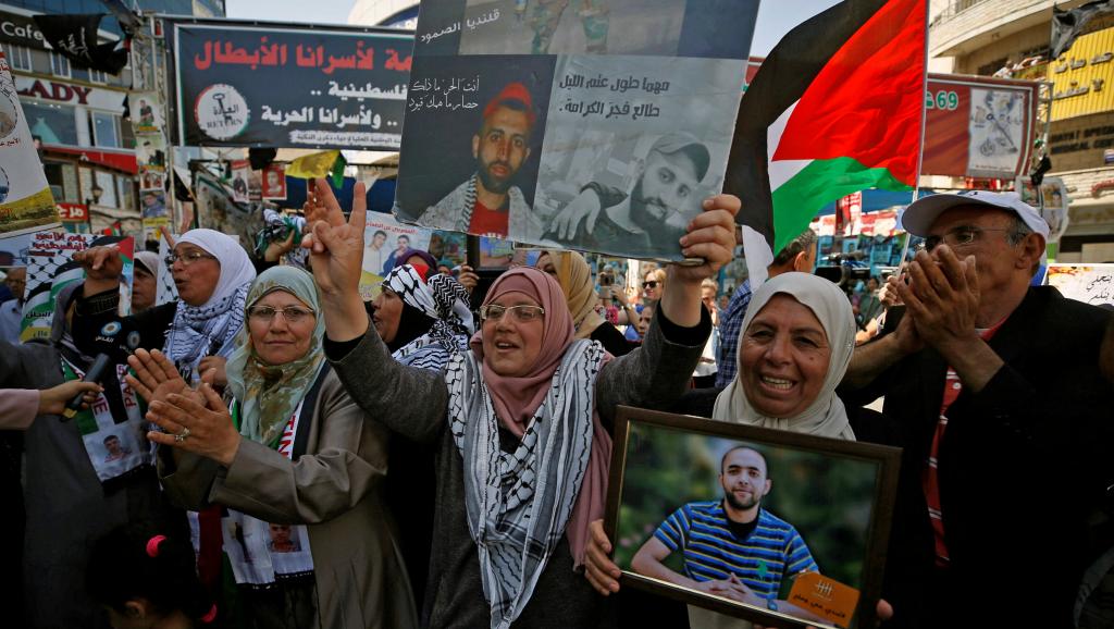 A Ramallah, on a fêté la victoire de la grève de la faim des prisonniers. DR