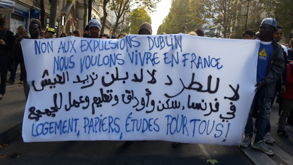 manif migrants