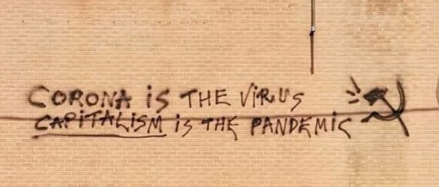 Corona is the virus, Capitalism is the pandemic